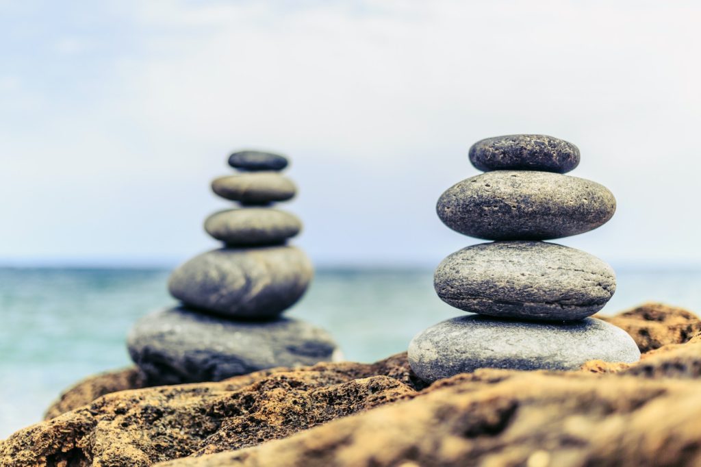 Stones balance inspiration peaceful concept